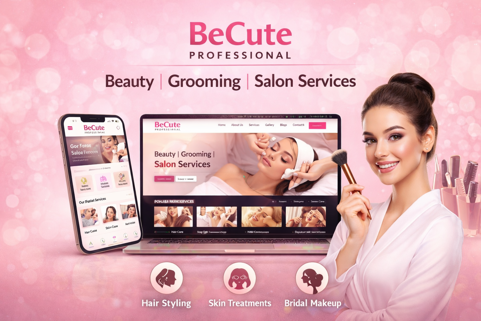 Beauty & Professional Services Website